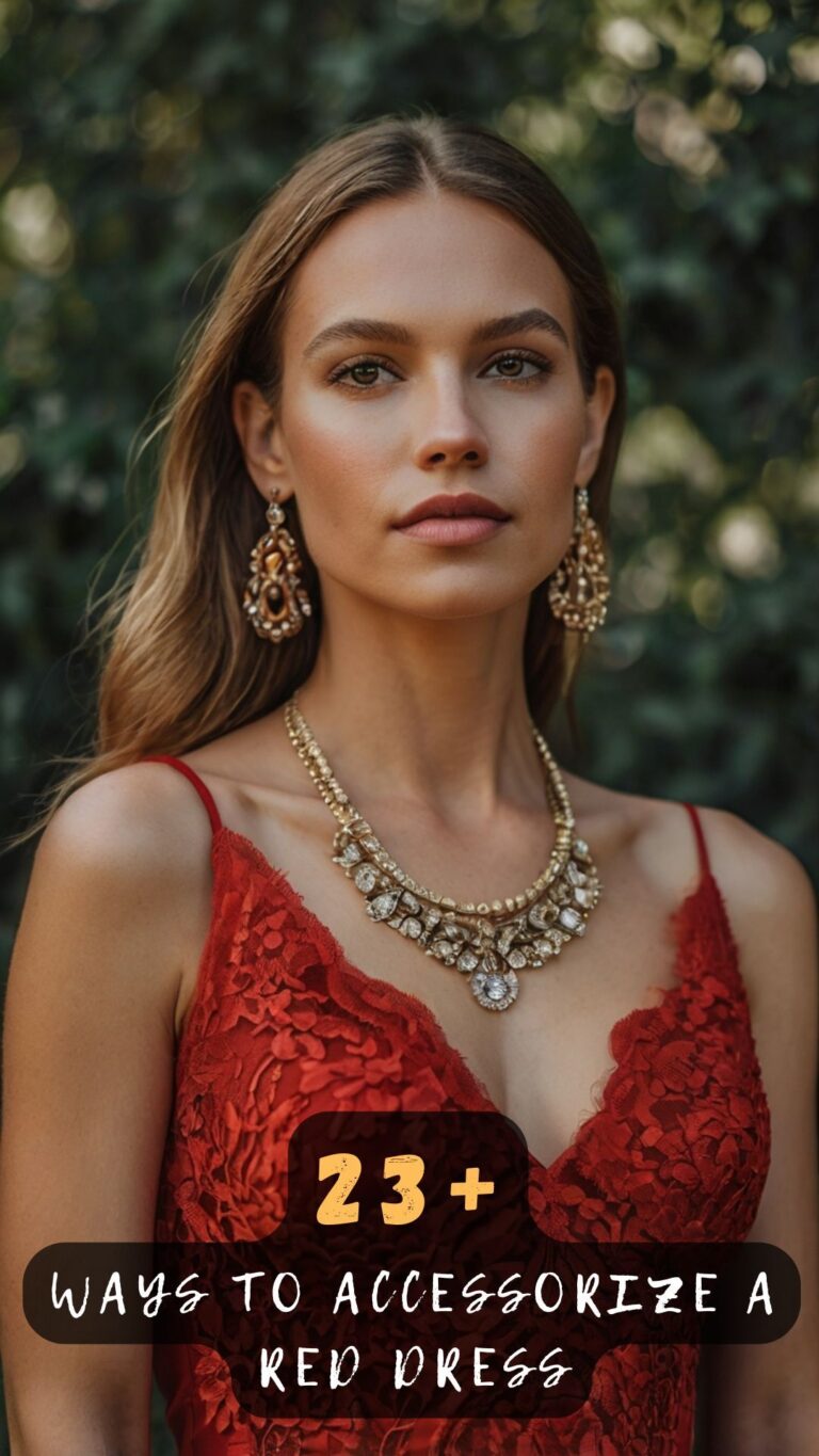 Why No One Talks About Styling Red Dresses Like This