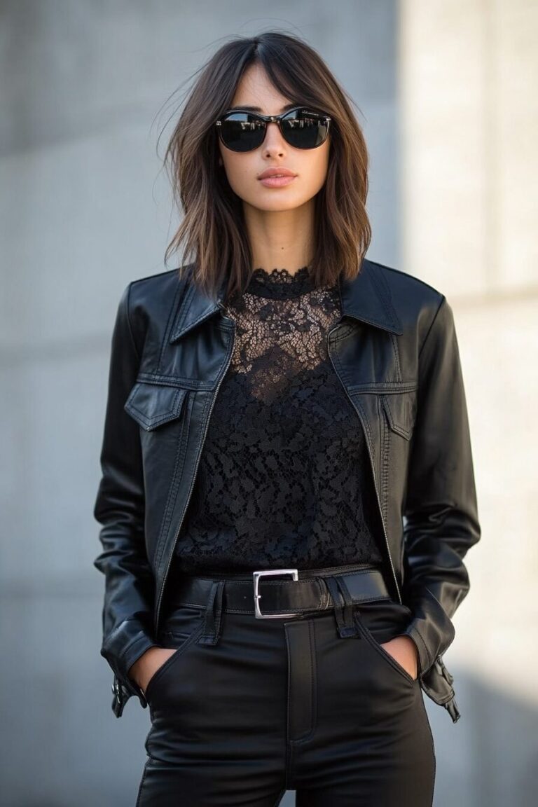 Edgy Outfit Ideas that Blend Grunge Edge with Feminine Flair