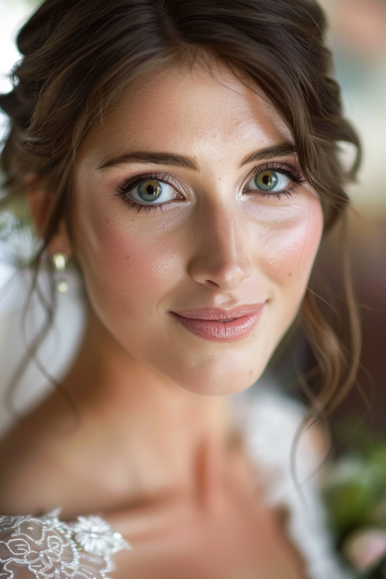 13+ Natural Glam Makeup to Wow on Your Wedding