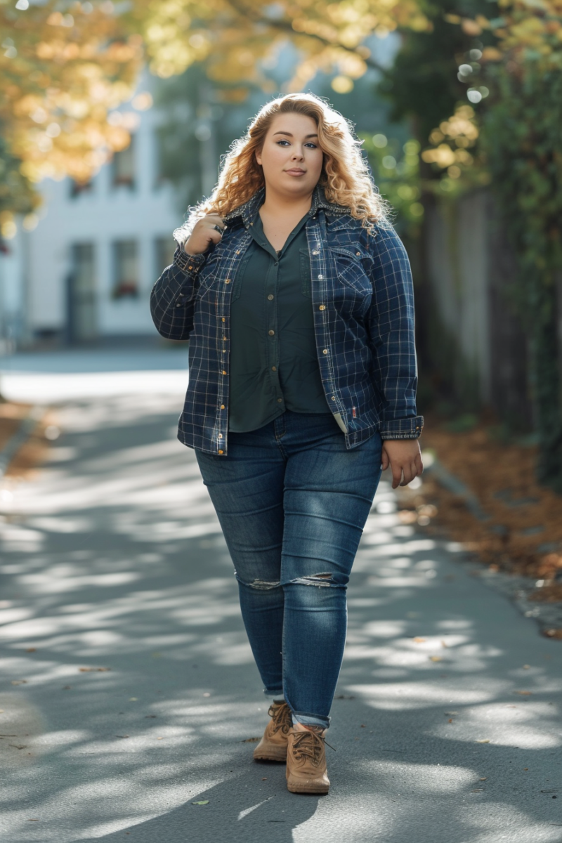Hide Fupa with Jeans Outfit Idea