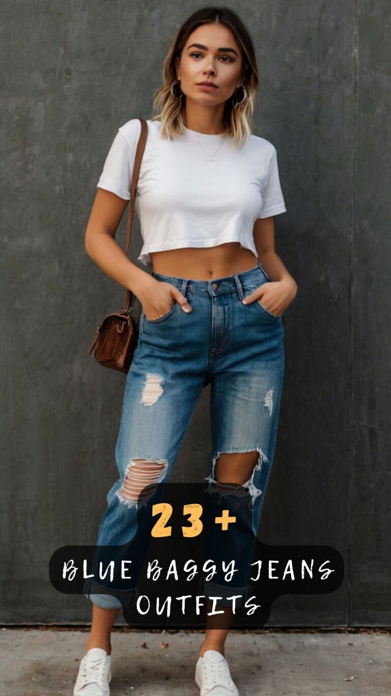 Everyone Is Copying These Blue Baggy Jeans Looks And You’ll See Why