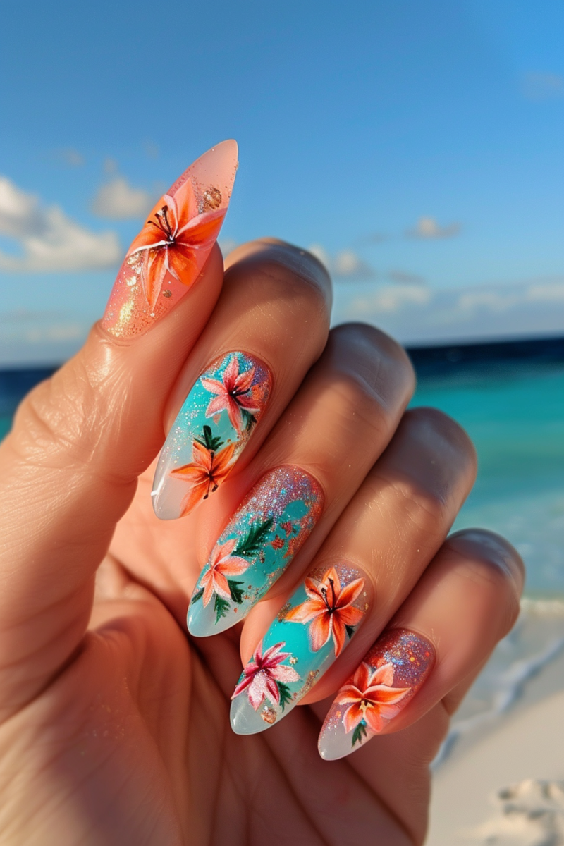 Spring Break Nail Design