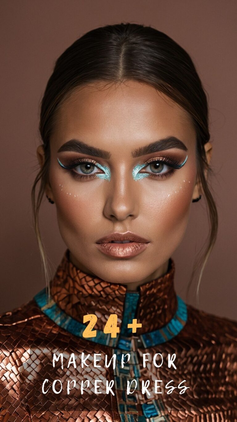 These Elegant Makeup Ideas Are Making Copper Dresses Look Even Hotter