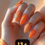 Nail Fans Say These Orange Designs Are The Prettiest Looks Of The Season