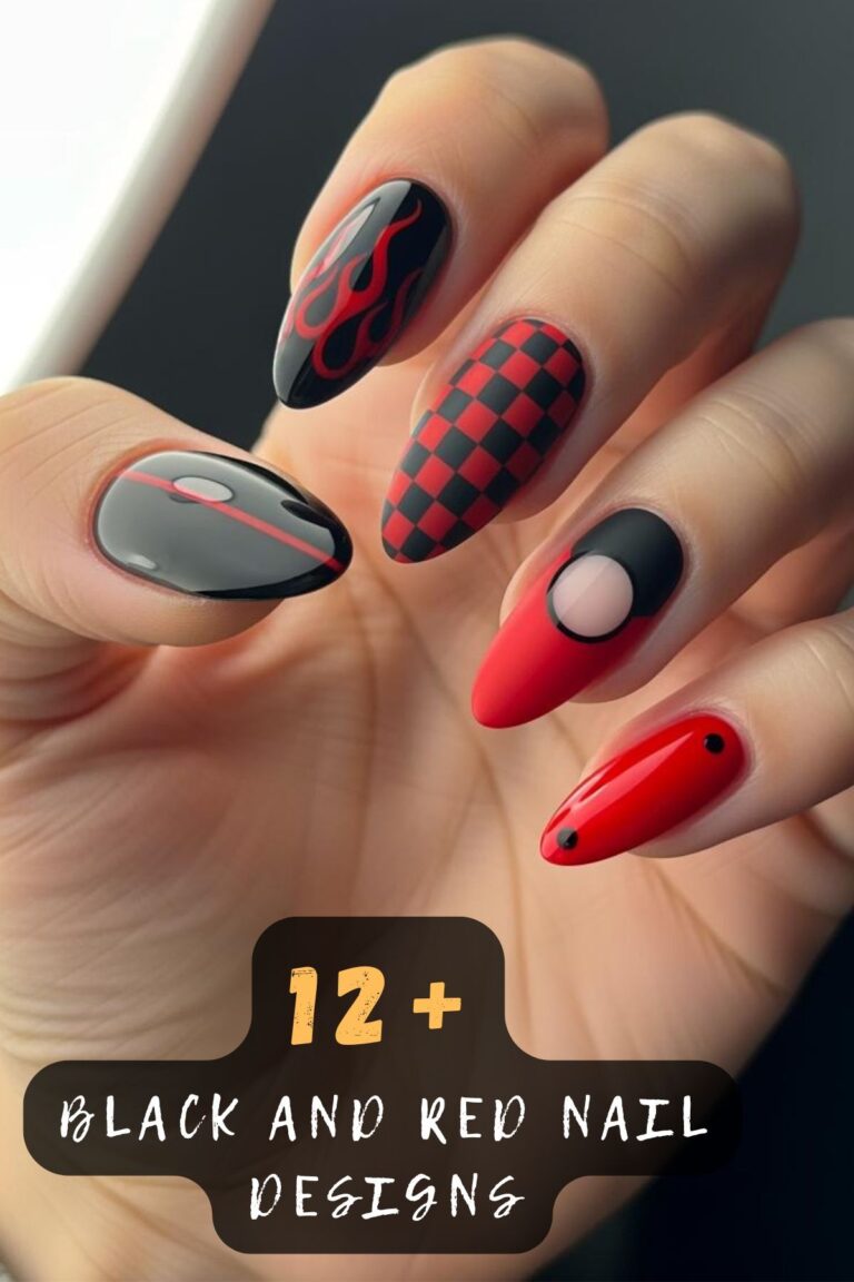Why My Black And Red Nail Designs Are The Hottest Trend