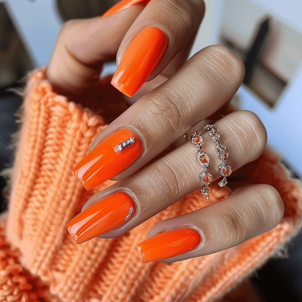 orange-nail-designs