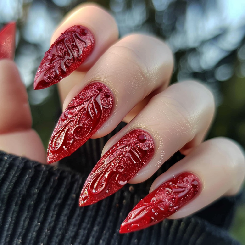 red-nail-designs