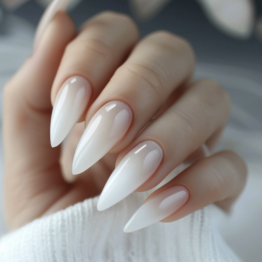 white nails
