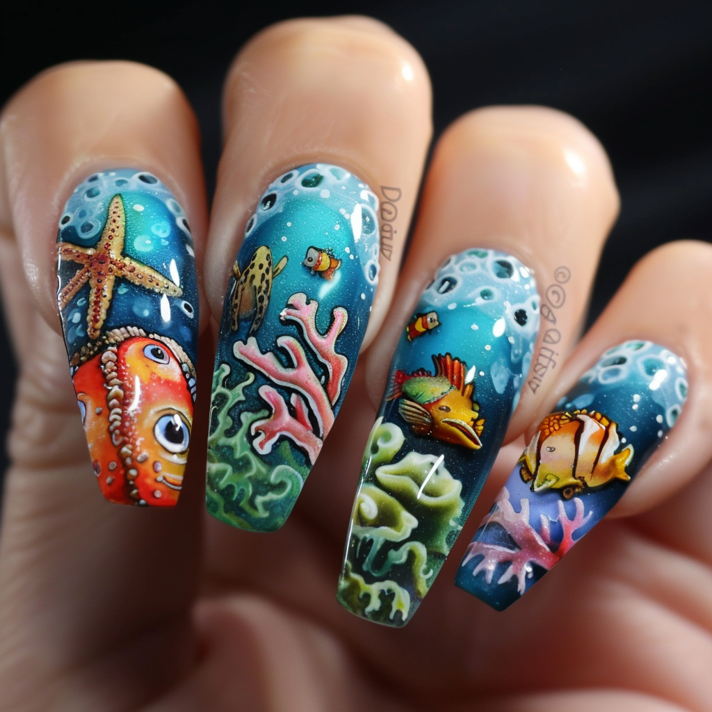 Ocean nails