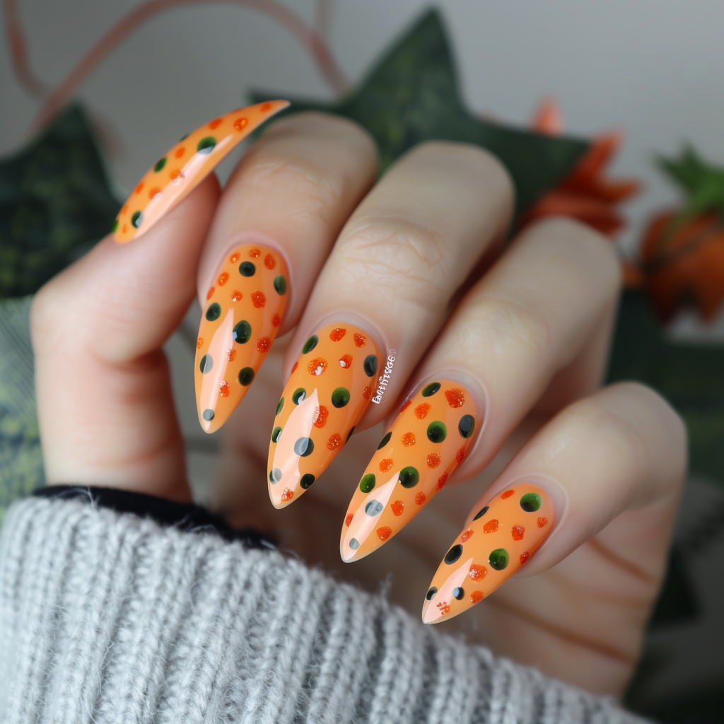 orange-nail-designs