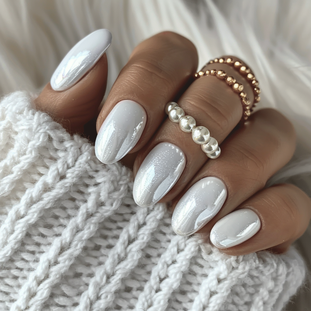 white nails