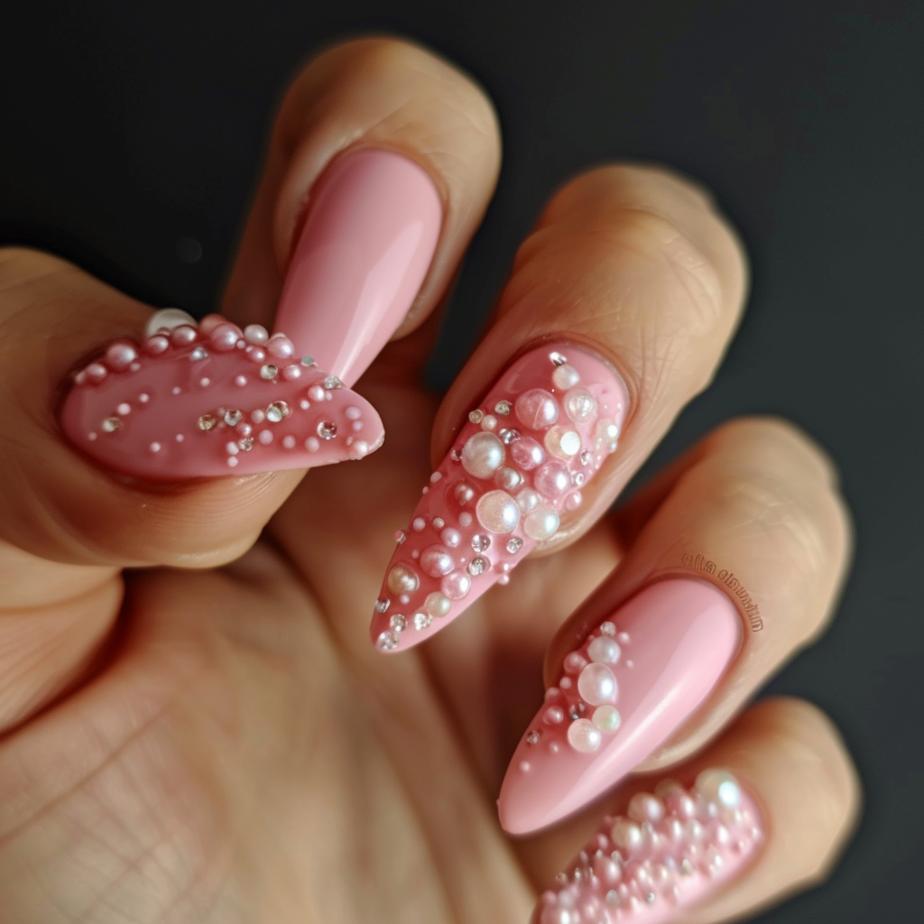 baby-pink-nails