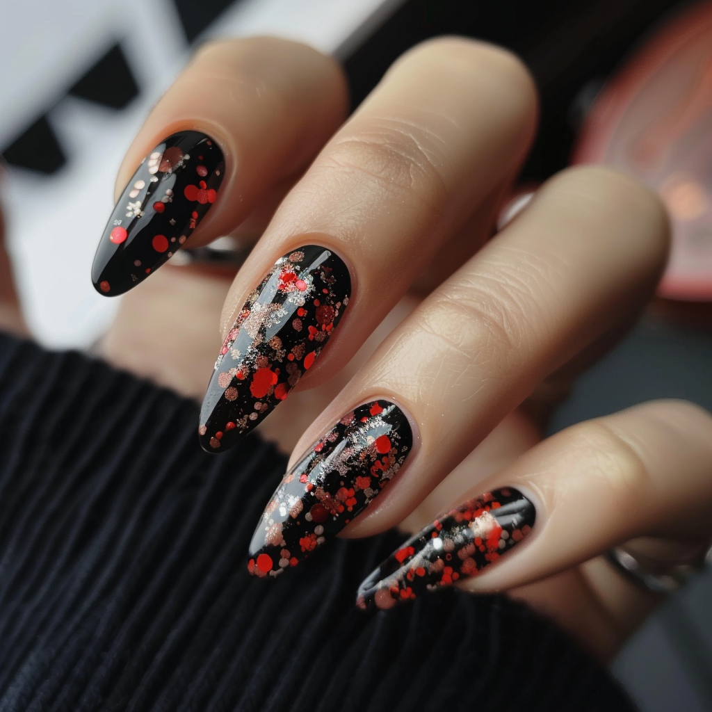 black-and-red-nail-designs