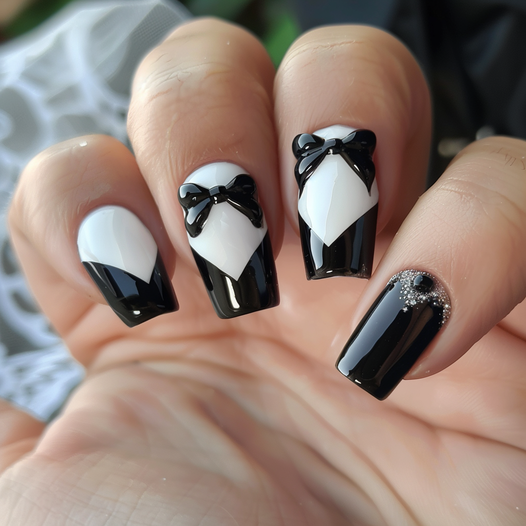 white nails