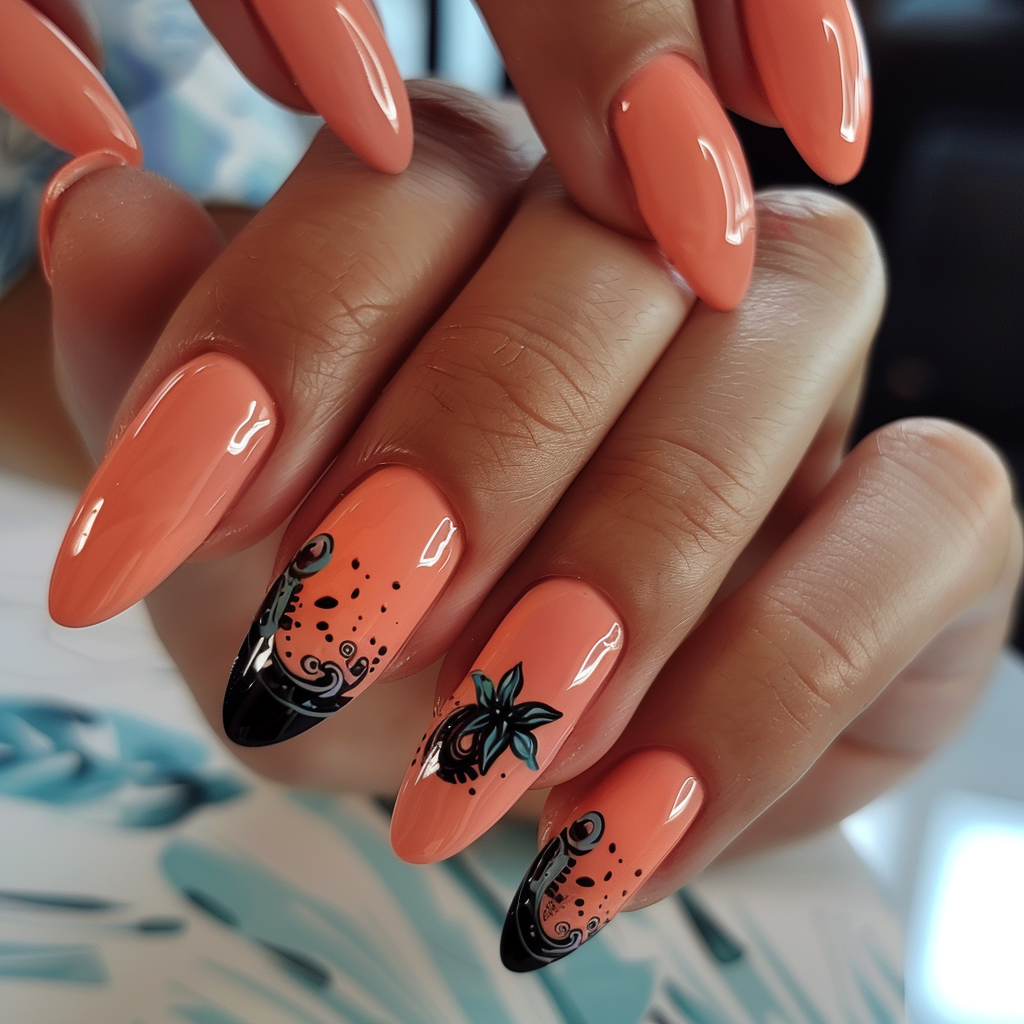 coral-nails
