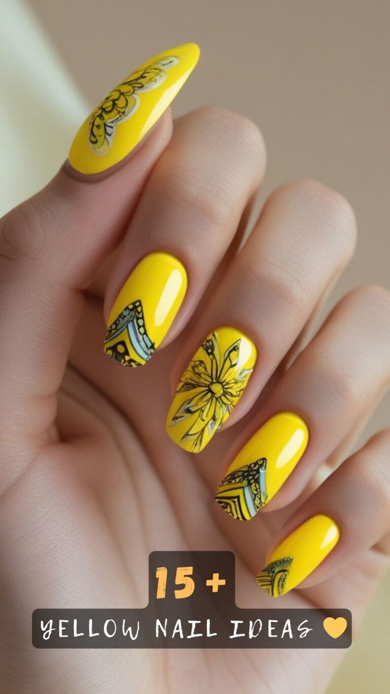This Unexpected Yellow Nail Trend Is Taking Over Salons Everywhere (See #7).