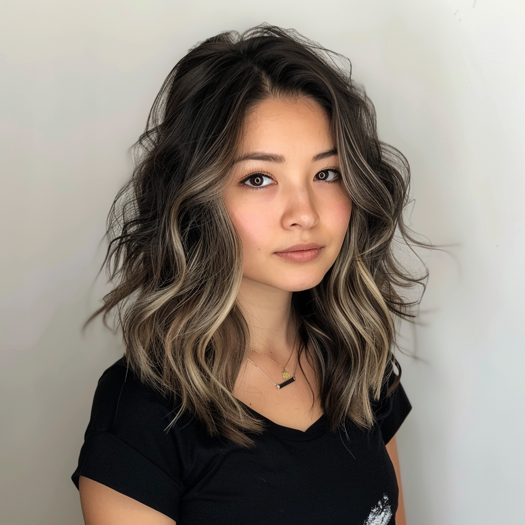 brunette-highlights