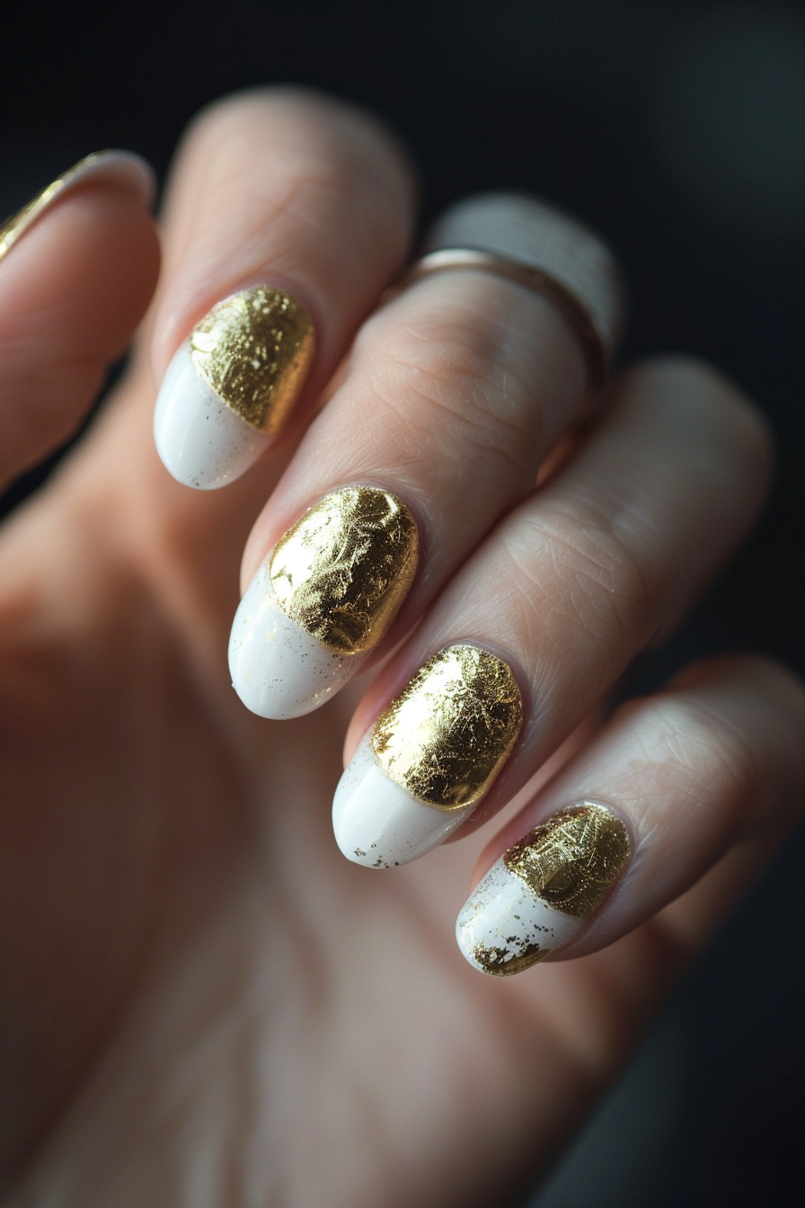 metallic-nails-design