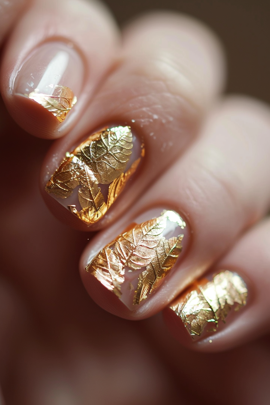 metallic-nails-design