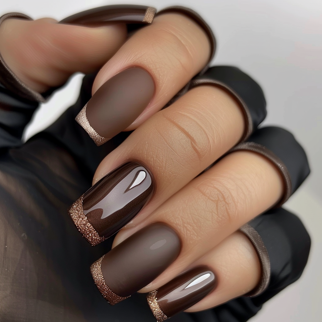 brown-nails-design