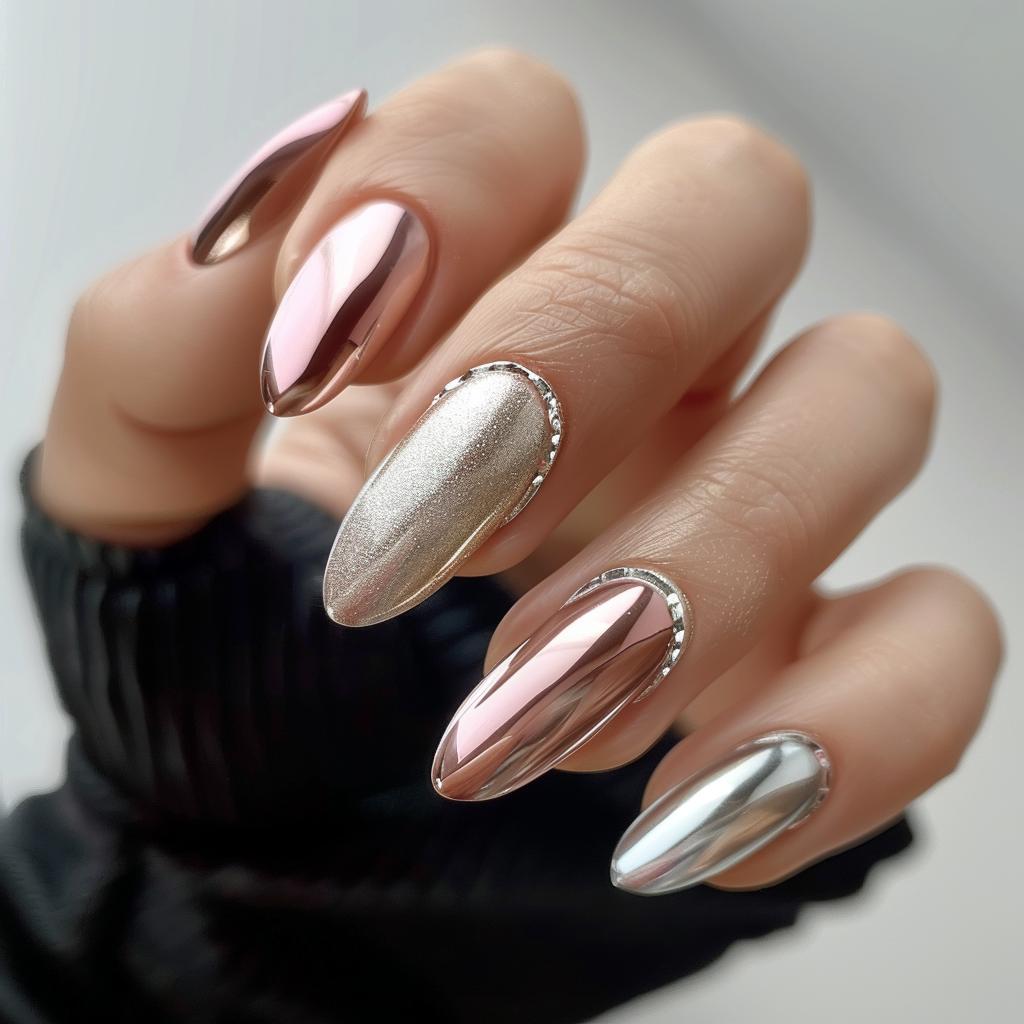 spring-french-tip-nails