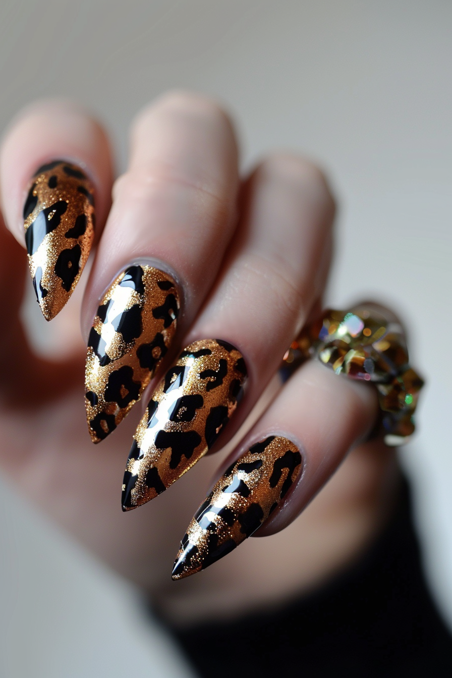 metallic-nails-design