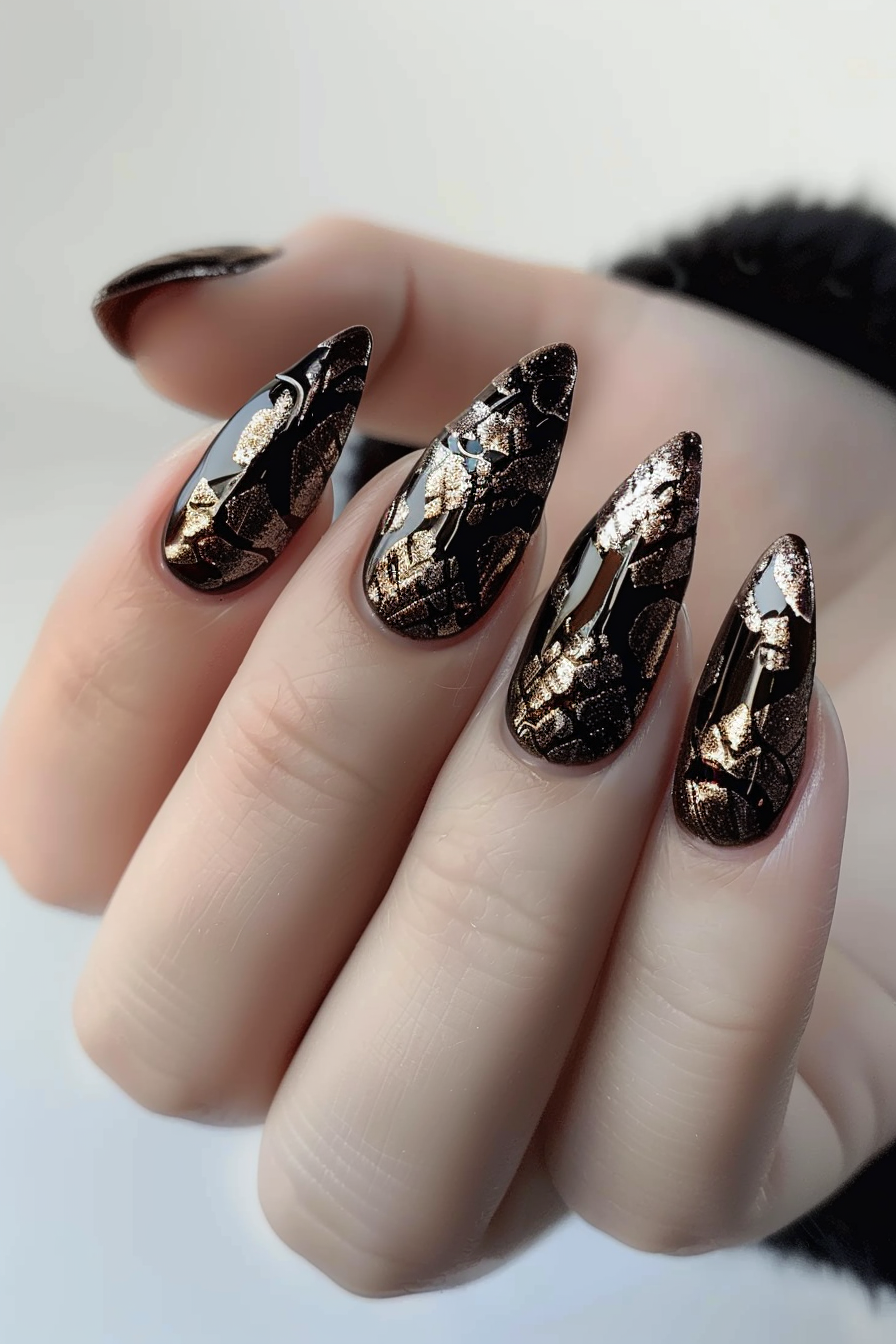 metallic-nails-design