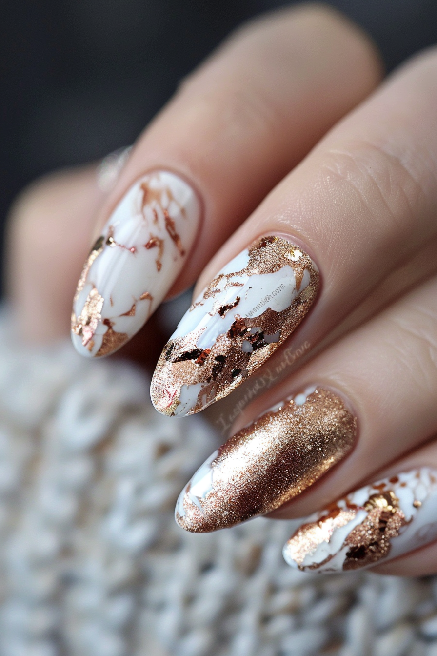 metallic-nails-design