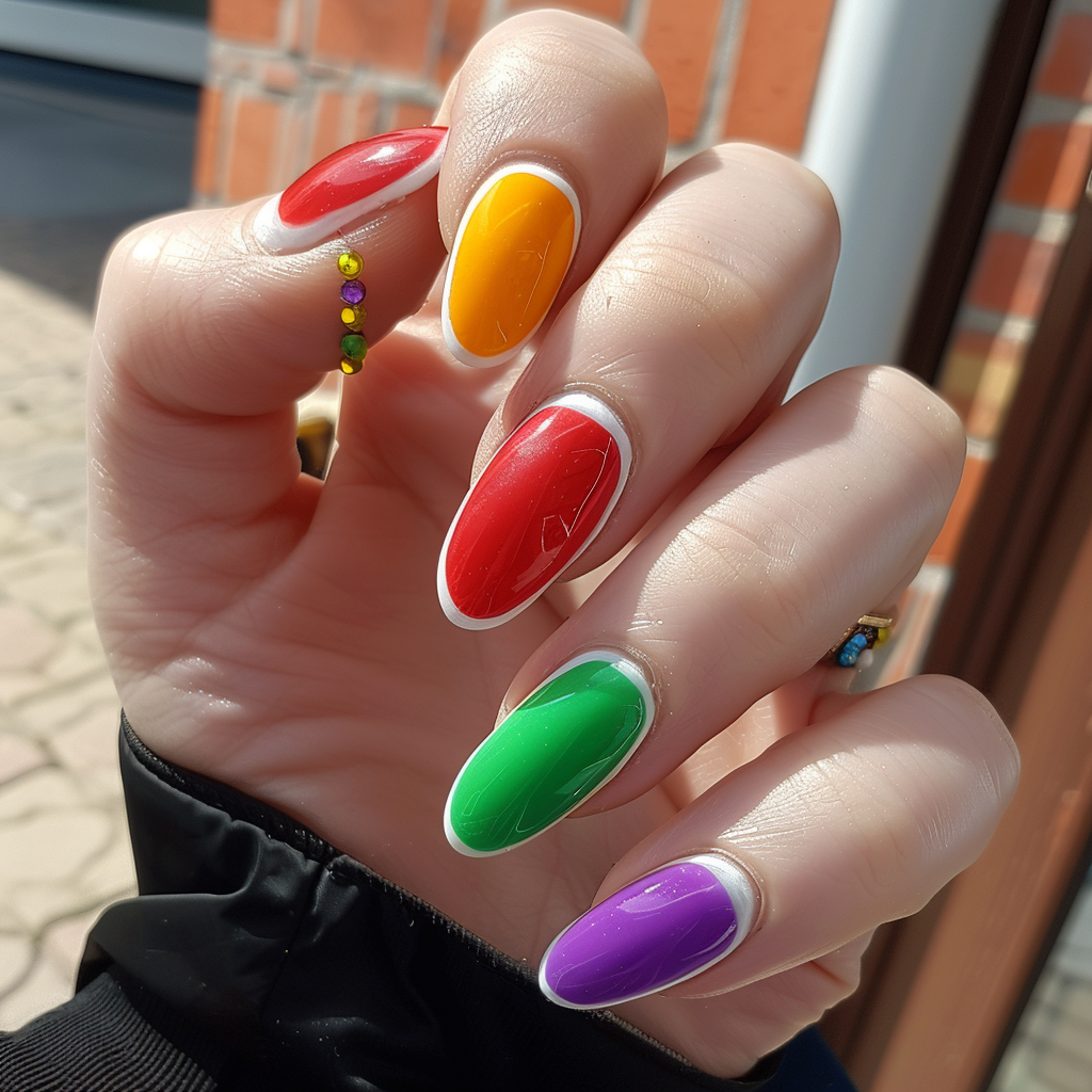 spring-french-tip-nails