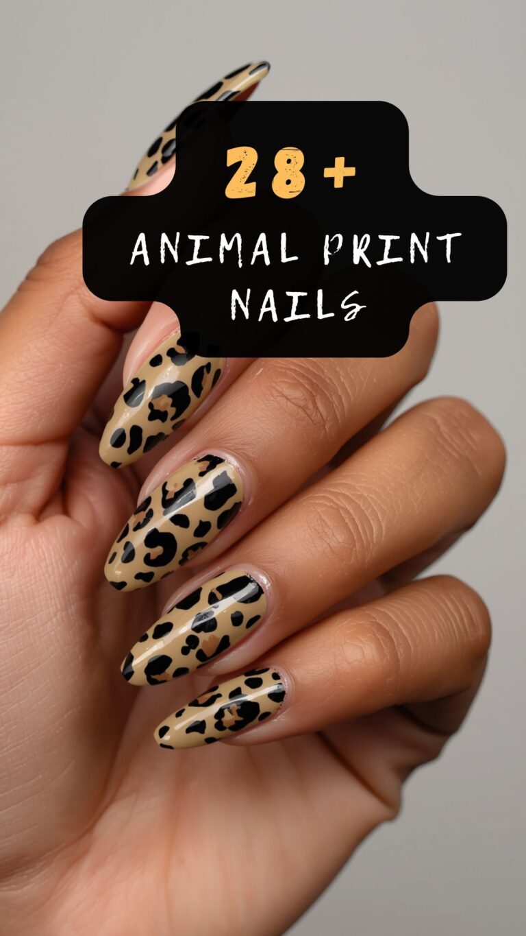 Stop Guessing And Try These Animal Print Nail Designs