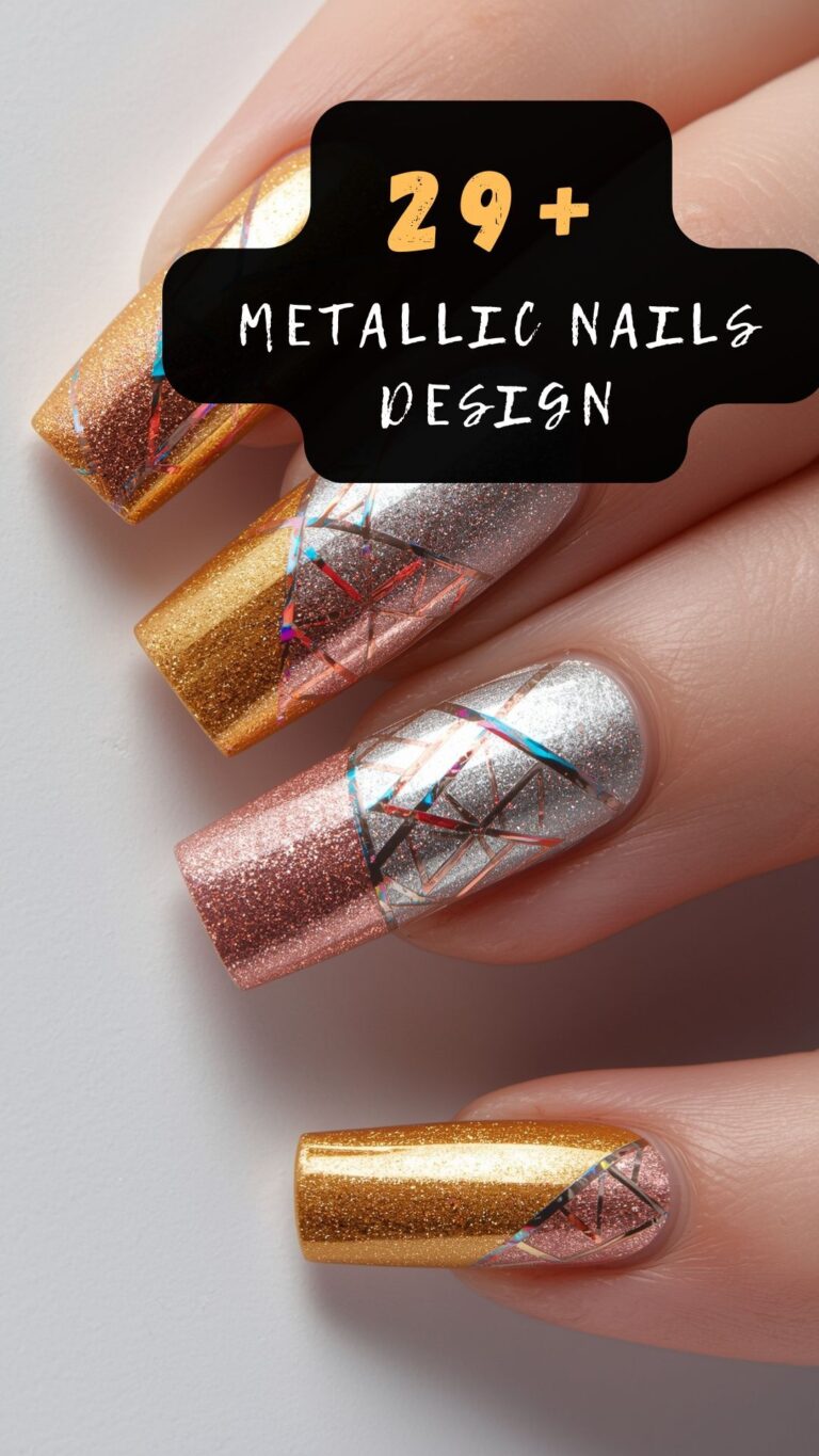 These Metallic Nail Designs Are Taking Pinterest By Storm