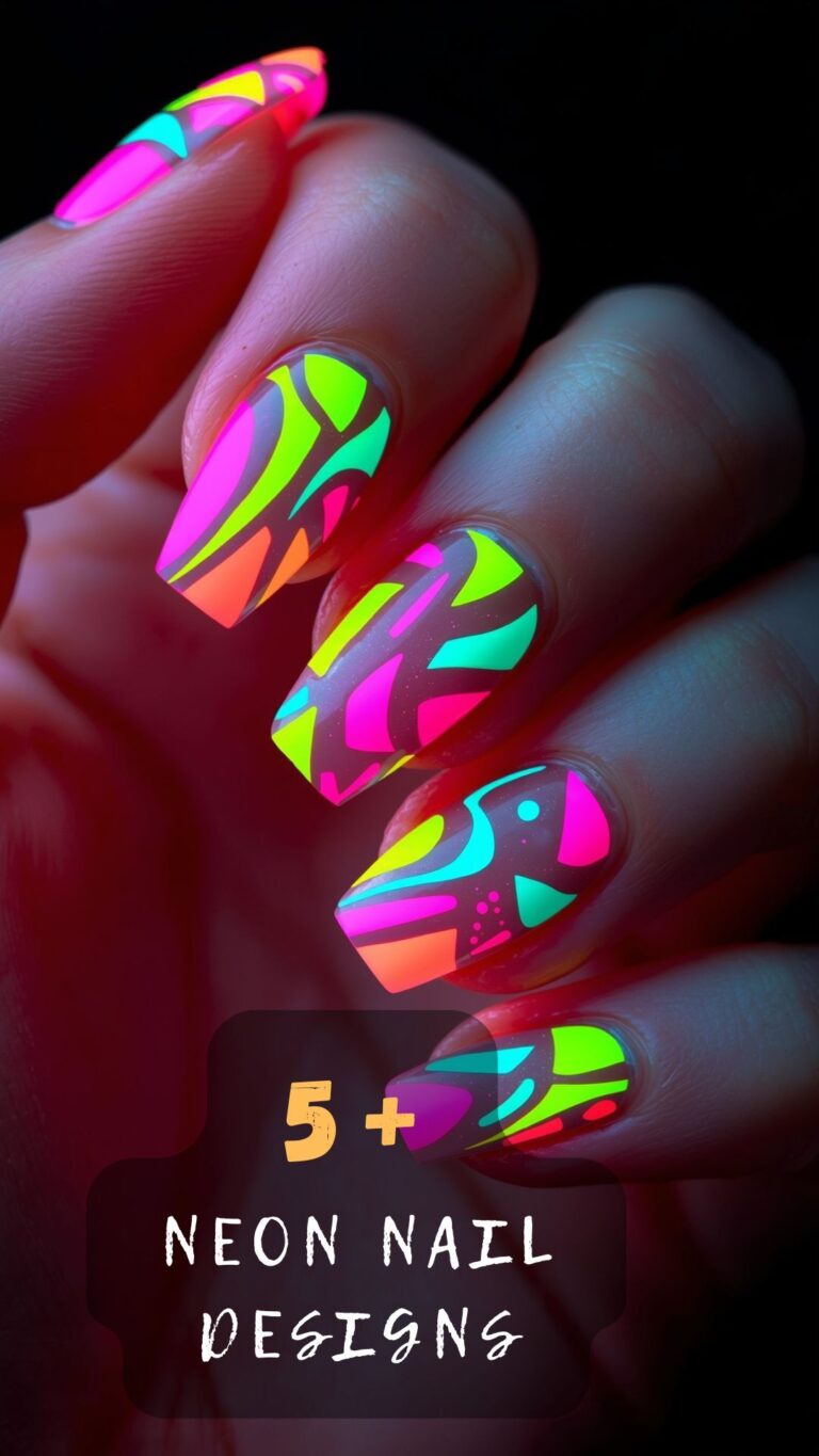 These Neon Nail Designs Are Taking Over Nail Salons Everywhere