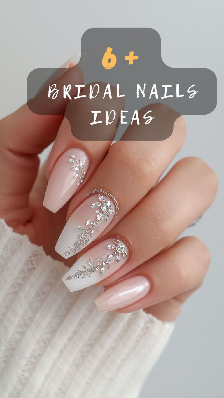 Brides Are Absolutely Obsessed With These 6 Bridal Nails Designs Right Now!