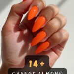 Orange Almond Nail Designs That Will Wow Your Friends!