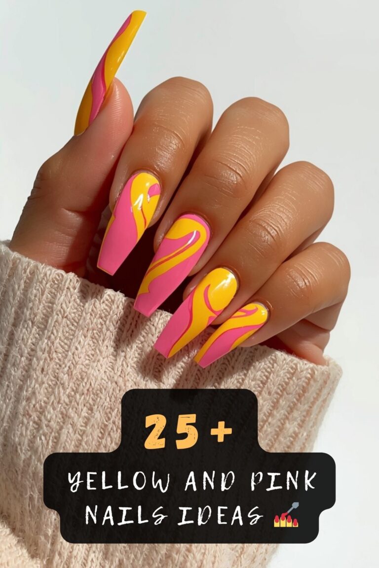 These Yellow And Pink Nails Ideas Are Perfect For Every Occasion!