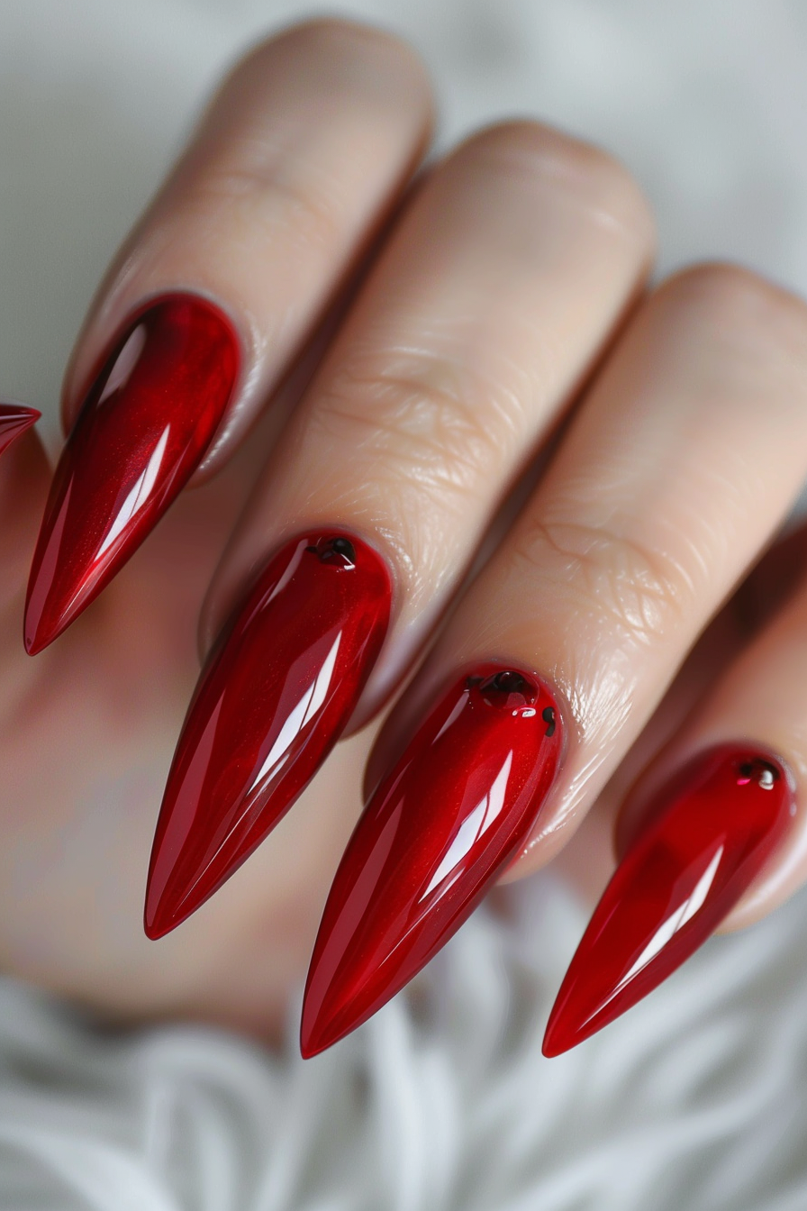 red-summer-nails