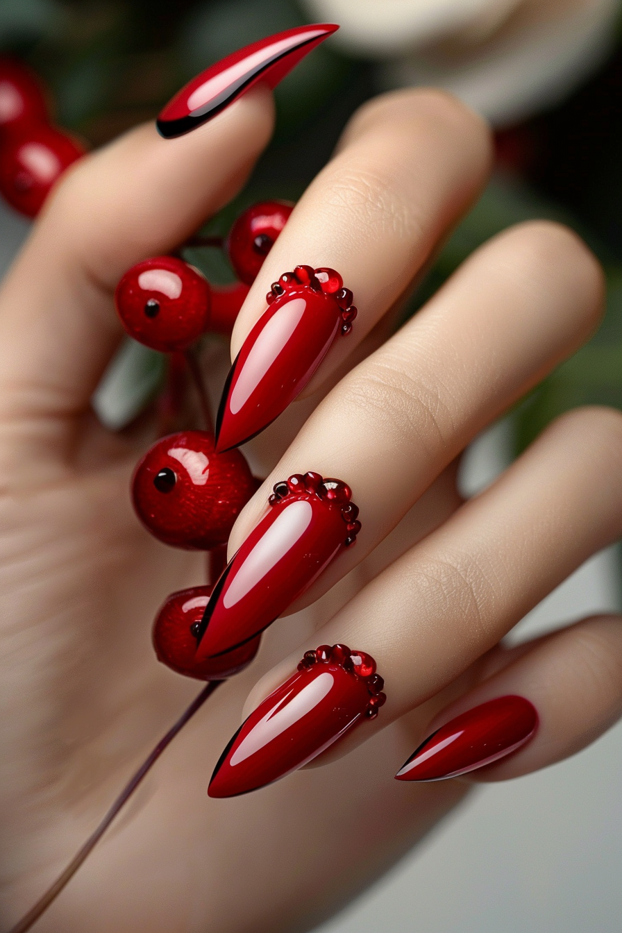 red-summer-nails