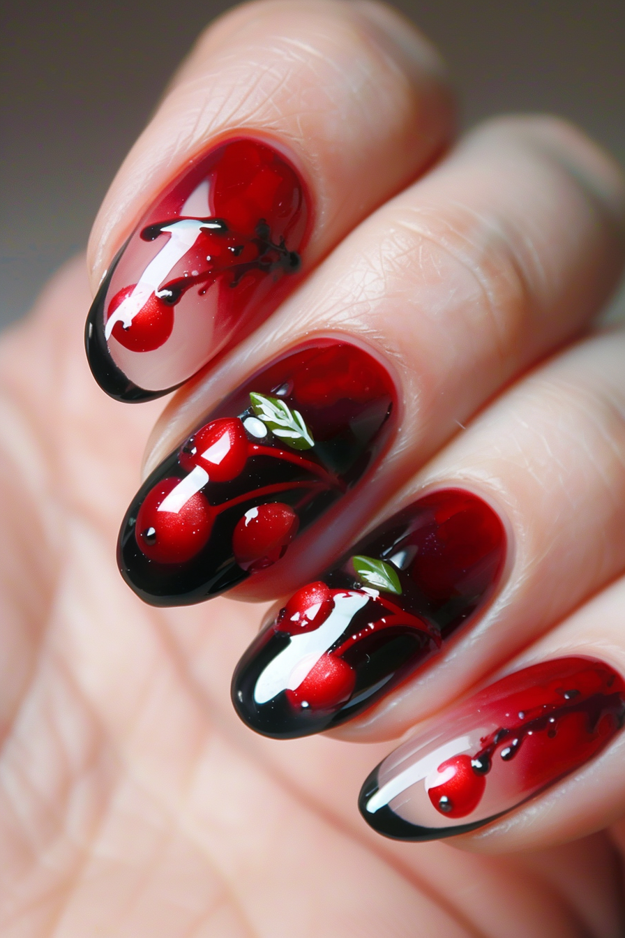 red-summer-nails