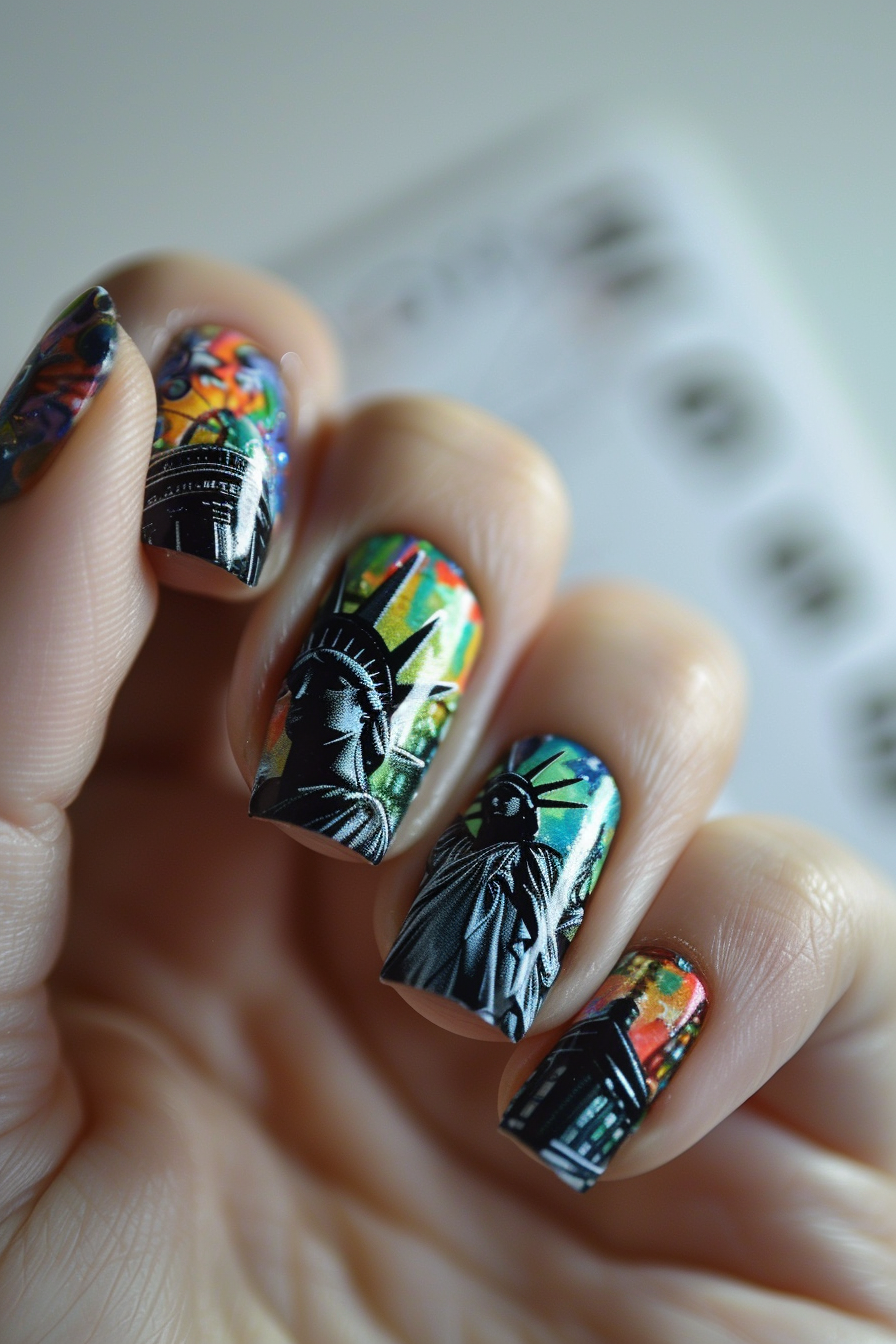 4th-of-july-nails