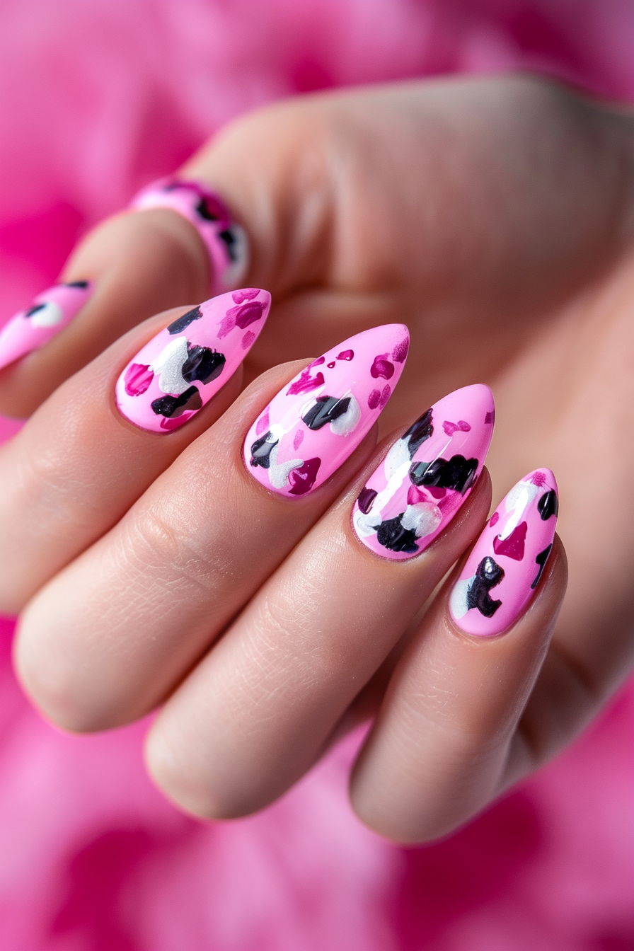 pink-summer-nails