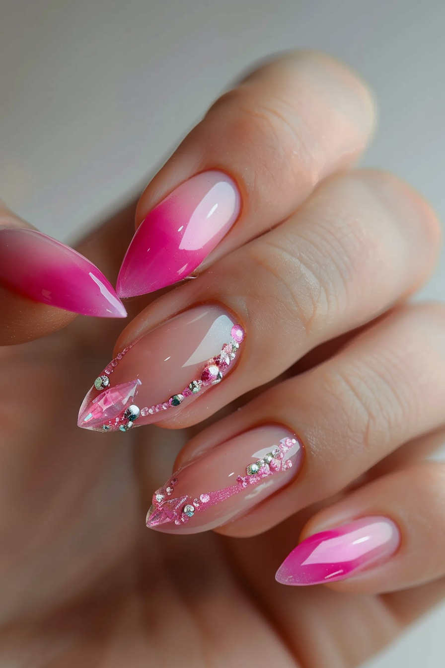 pink-summer-nails