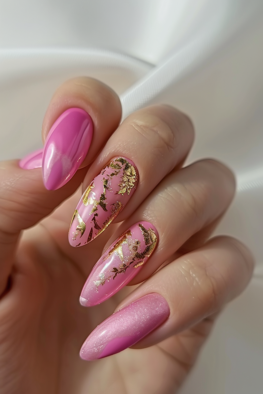 pink-summer-nails