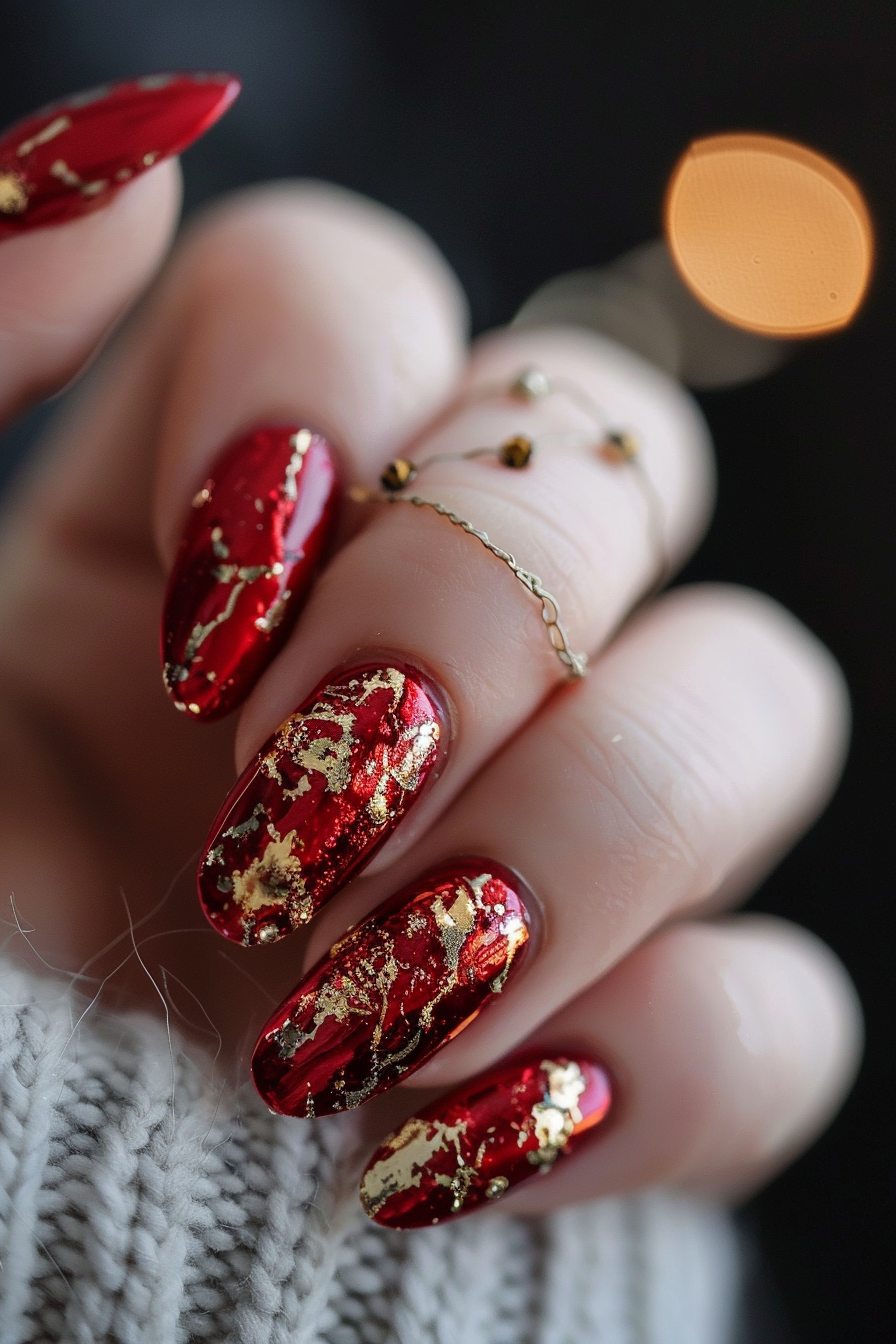 red-summer-nails