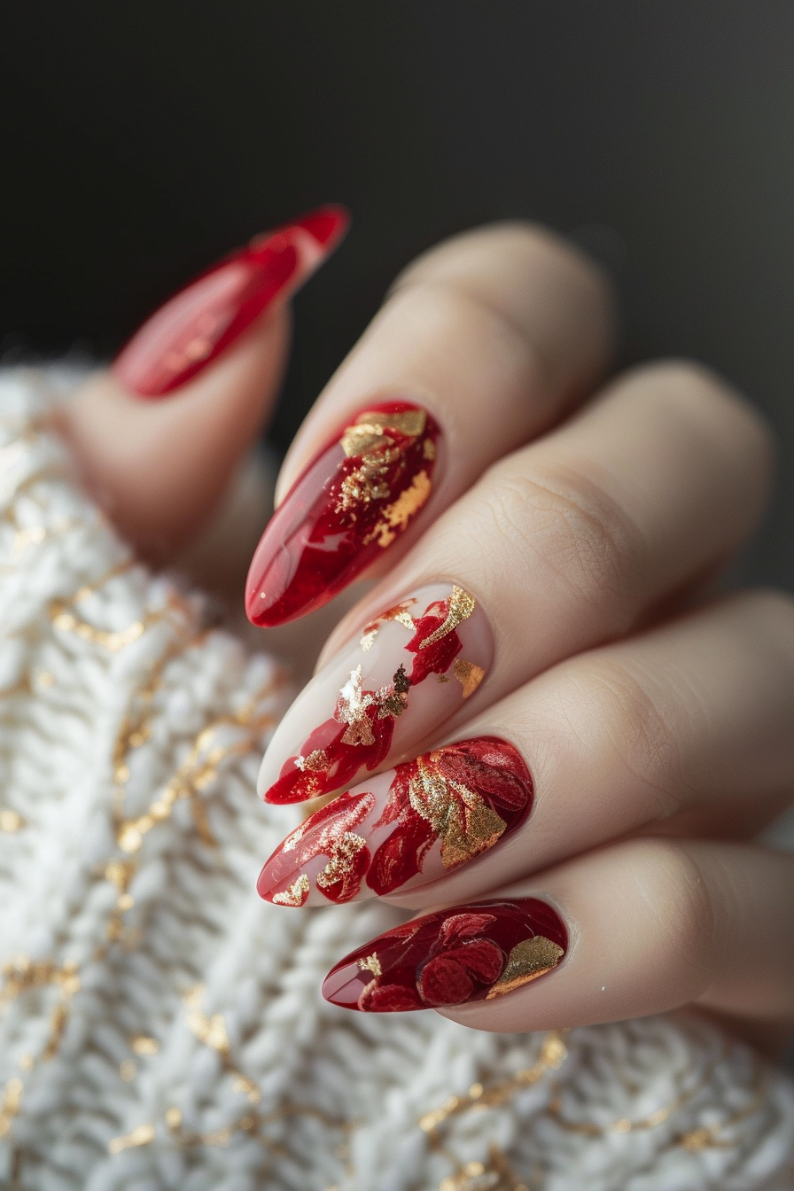 red-summer-nails