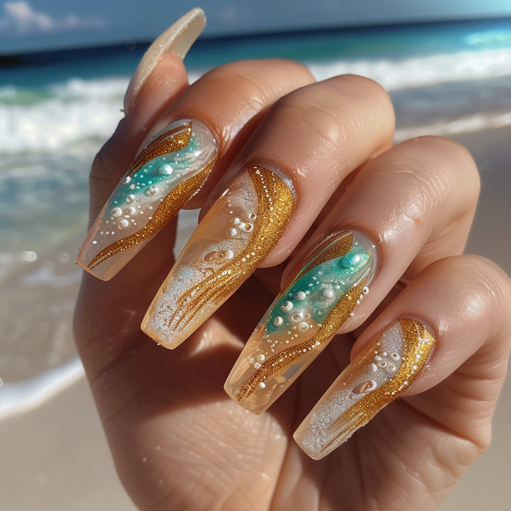 summer-nails-coffin