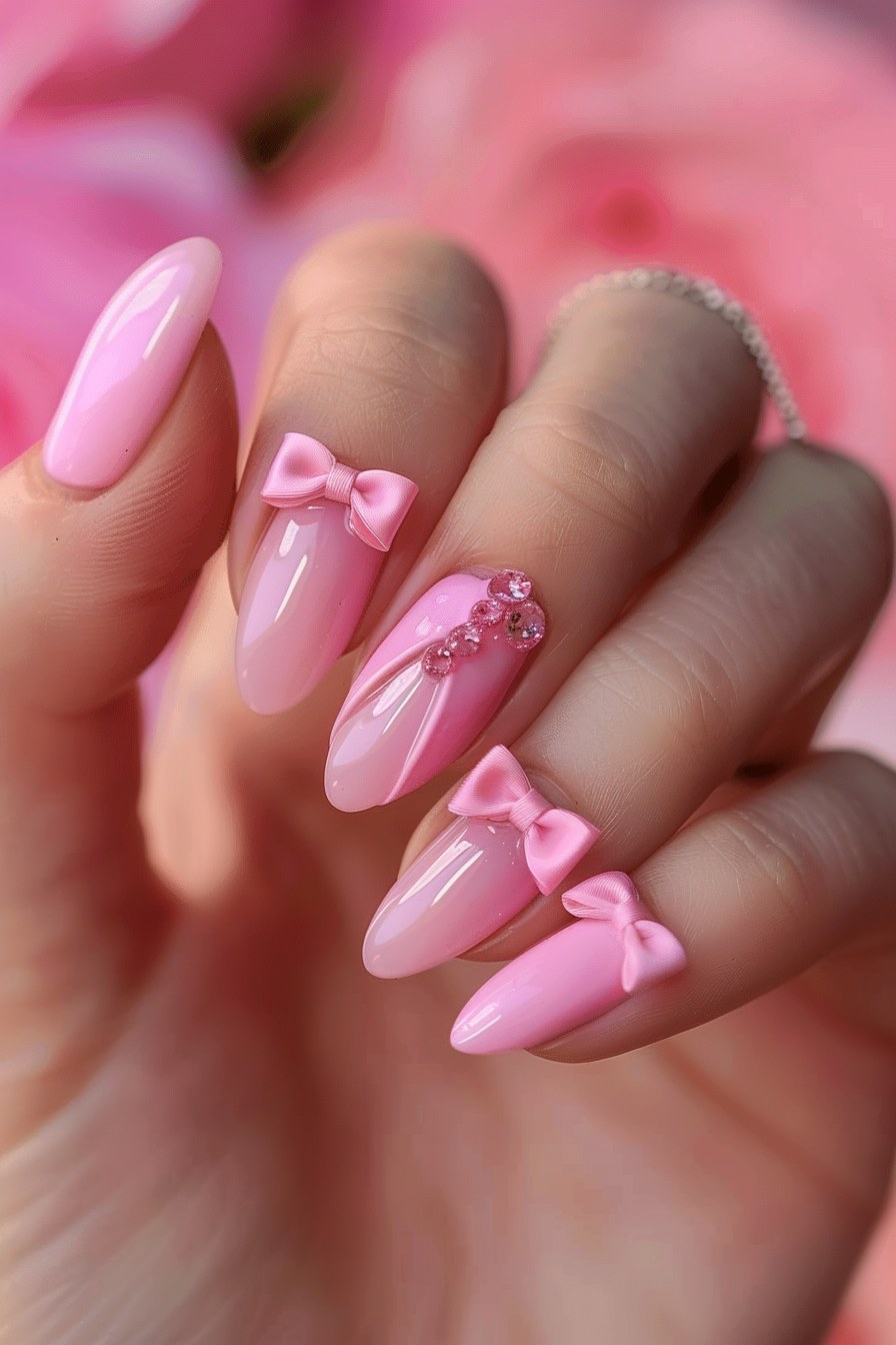 pink-summer-nails