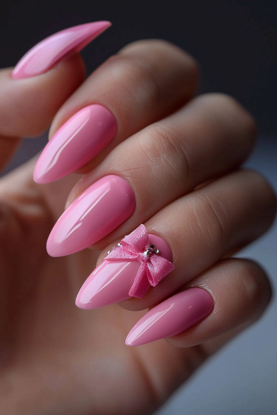 pink-summer-nails