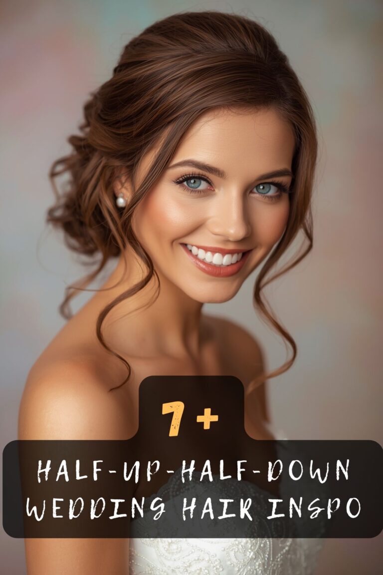 These 7+ Elegant Half-Up-Half-Down Wedding Hairdos Will Leave You Breathless!