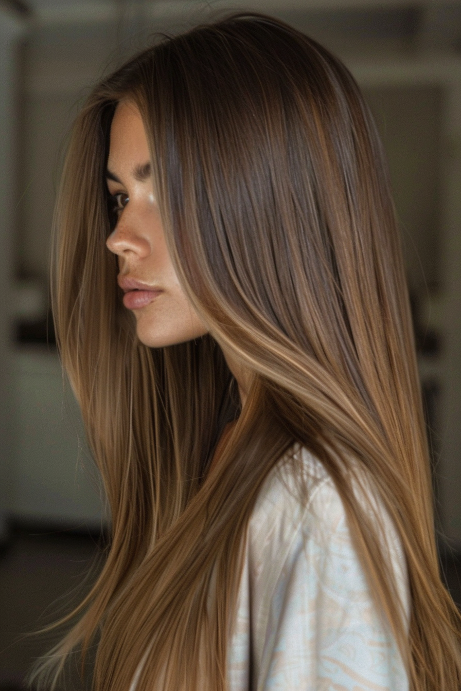 shoulder-length-balayage