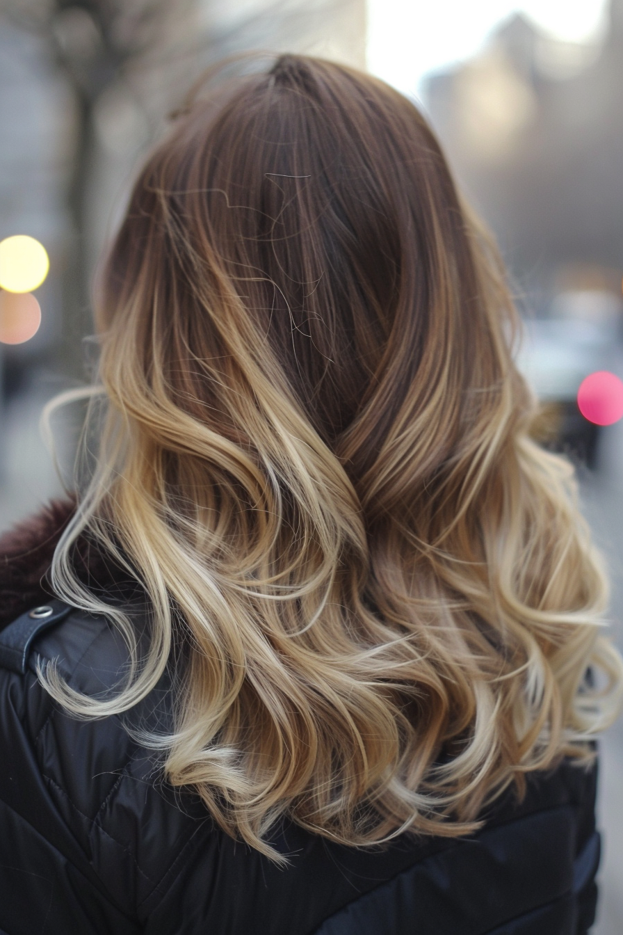shoulder-length-balayage